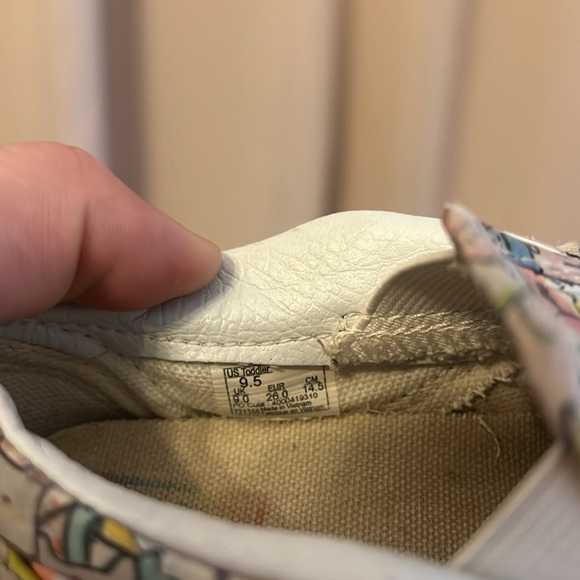 Vans toddler size 9.5 slip ons with monster cartoons - Picture 10 of 10